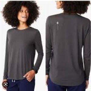 Figs super soft underscrub charcoal gray